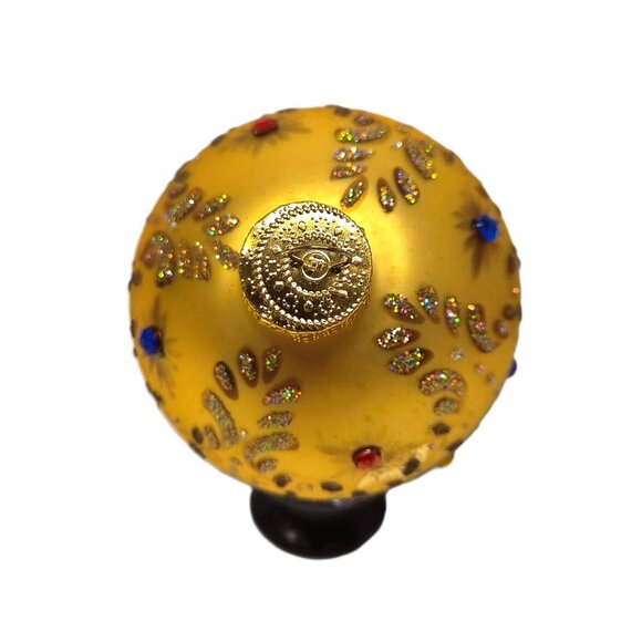 Unique Treasures Christmas Ornament Glass Ball Gold Limited Collection Box - Picture 6 of 6